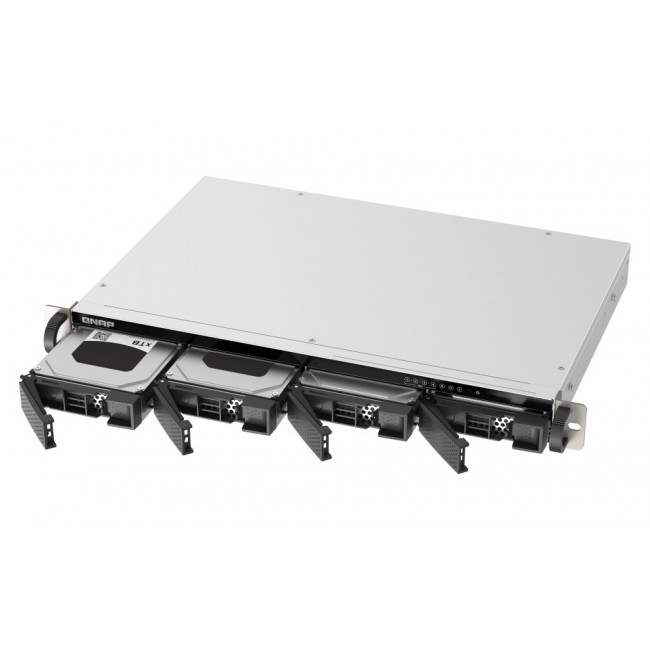 QNAP TS-433eU NAS Rack (1U) Cortex-A Cortex-A55 4 GB 0 TB QNAP Turbo System Black QNAP TS-433eU NAS Rack (1U) Cortex-A Cortex-A55 4 GB 0 TB QNAP Turbo System Black