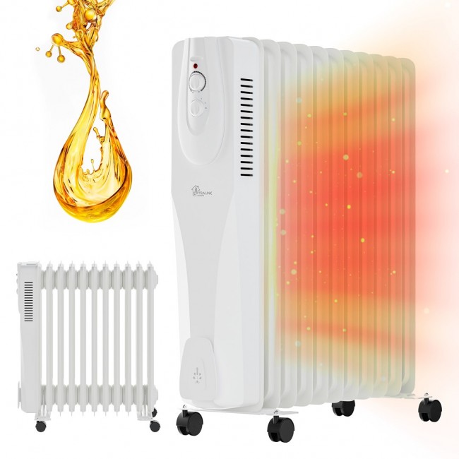 Extralink Oil filled radiator NY-25W1 2500W, 11 fins