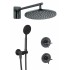 Concealed shower set