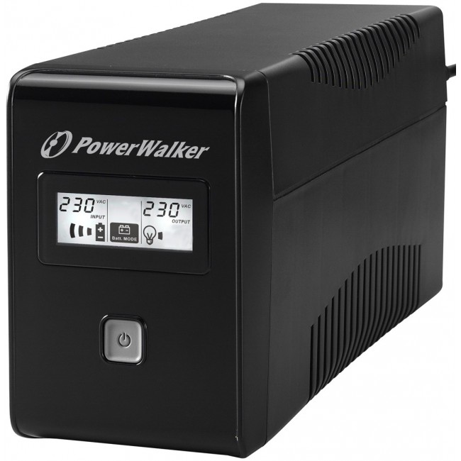 PowerWalker VI 850 LCD uninterruptible power supply (UPS) Line-Interactive 0.85 kVA 480 W PowerWalker VI 850 LCD uninterruptible power supply (UPS) Line-Interactive 0.85 kVA 480 W