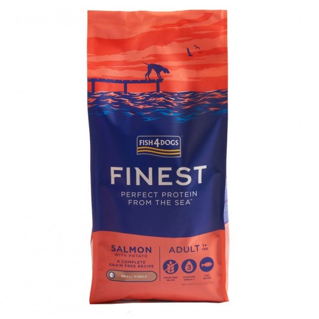 FISH4DOGS Finest Small breed Salmon - dry dog food - 6kg FISH4DOGS Finest Small breed Salmon - dry dog food - 6kg