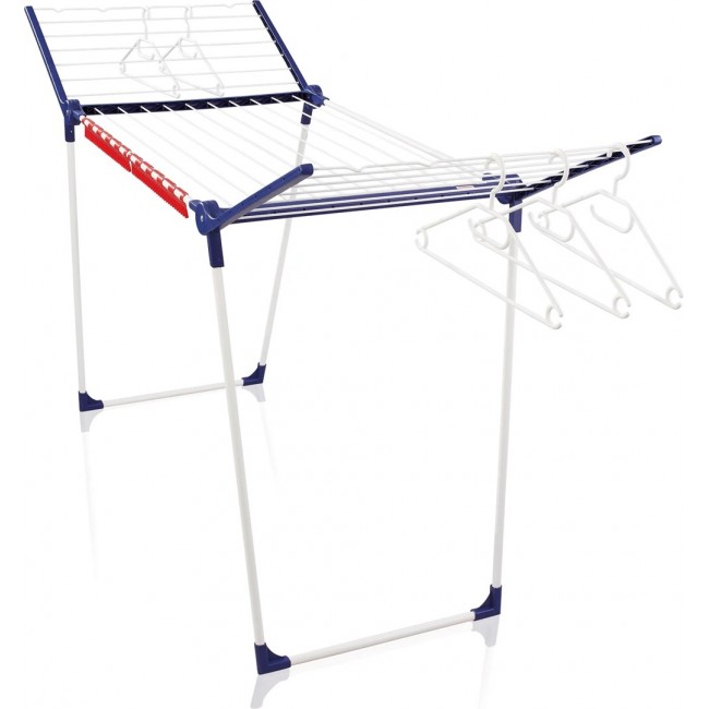 Leifheit 81520 laundry drying rack Pegasus 200 Solid Blue, White
