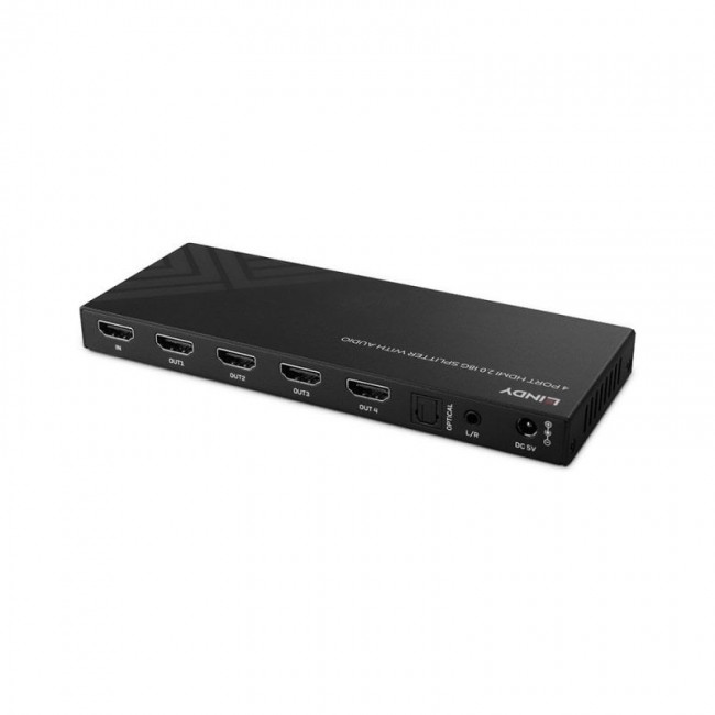 Lindy 4 Port HDMI 8K60 Splitter with Audio Lindy 4 Port HDMI 8K60 Splitter with Audio