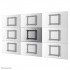 Neomounts WL95-800BL1 Videowall wall mount 42-70