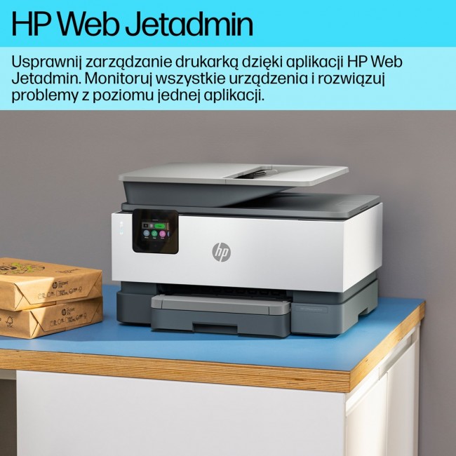 HP OfficeJet Pro 9120b Wireless All-in-One Color Printer, Two-sided printing Copier, Scanner