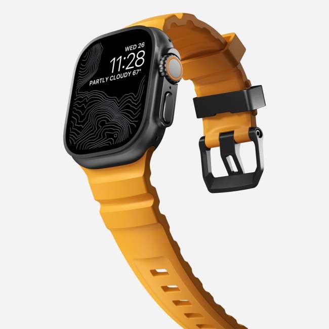Nomad Rocky Point Band Black Leather, Titanium