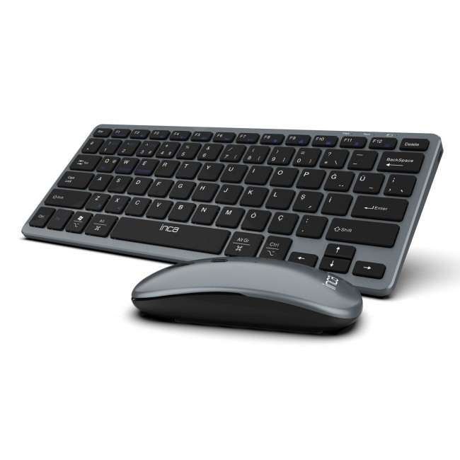 Inca IBK-572BT keyboard Mouse included RF Wireless + Bluetooth Black Inca IBK-572BT keyboard Mouse included RF Wireless + Bluetooth Black