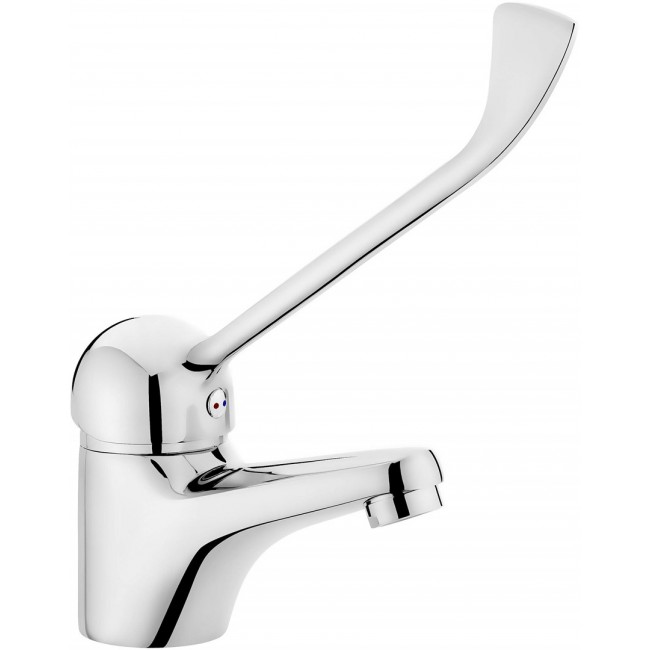 Washbasin mixer with automatic stopper with lever Clinic