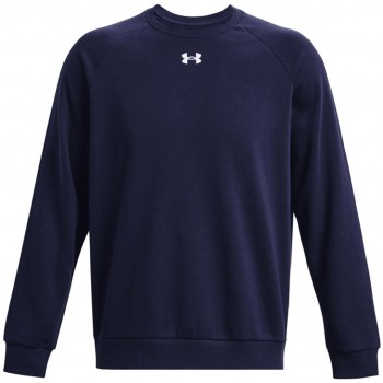 Under Armour Men's Rival Fleece Crew Sweatshirt Navy Blue 1379755 410