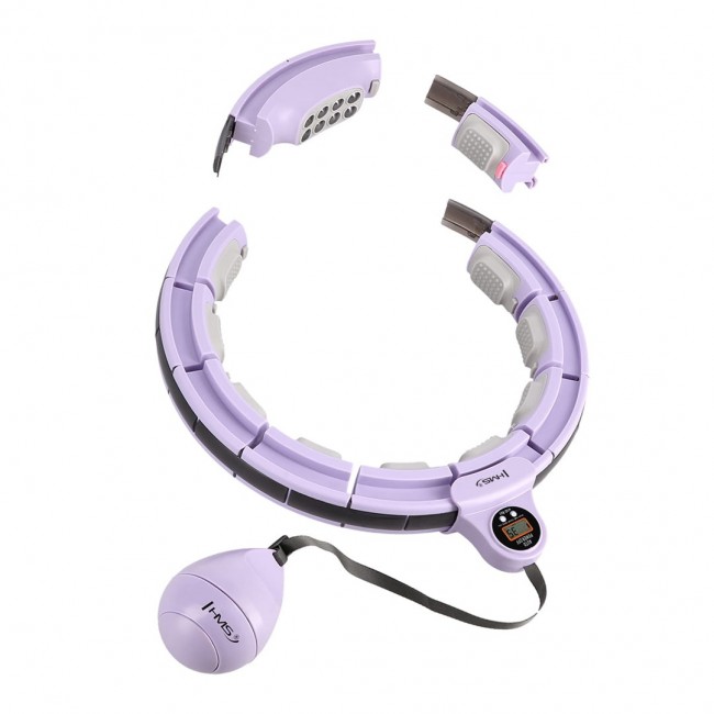 Hula Hop HMS HHM13 with magnets, weight and counter purple