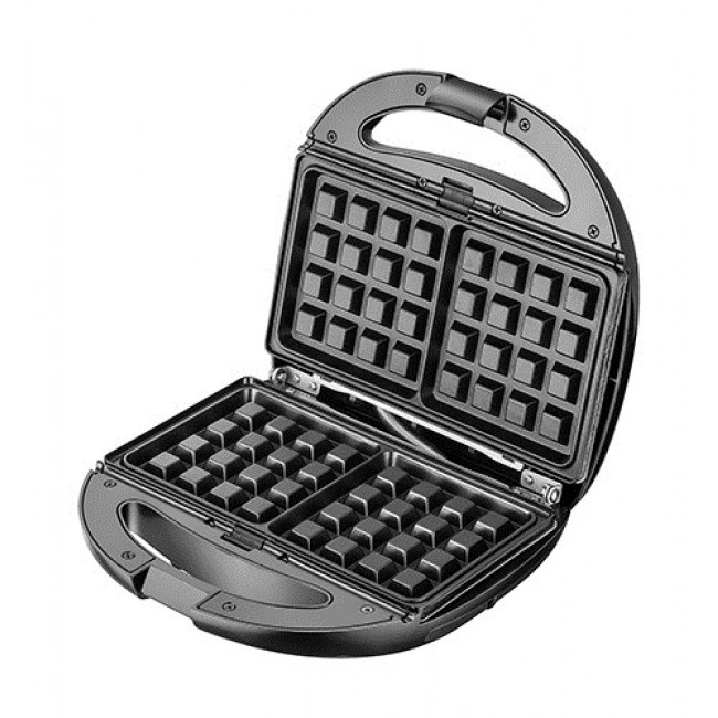 Adler AD 3040 sandwich maker 1200 W Black, Grey