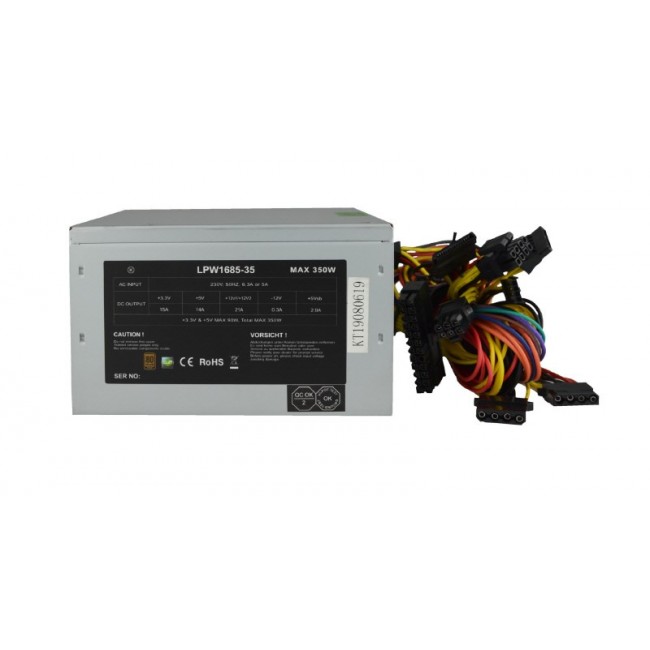 Linkworld LPW1685-350W power supply unit 20+4 pin ATX ATX Metallic Linkworld LPW1685-350W power supply unit 20+4 pin ATX ATX Metallic