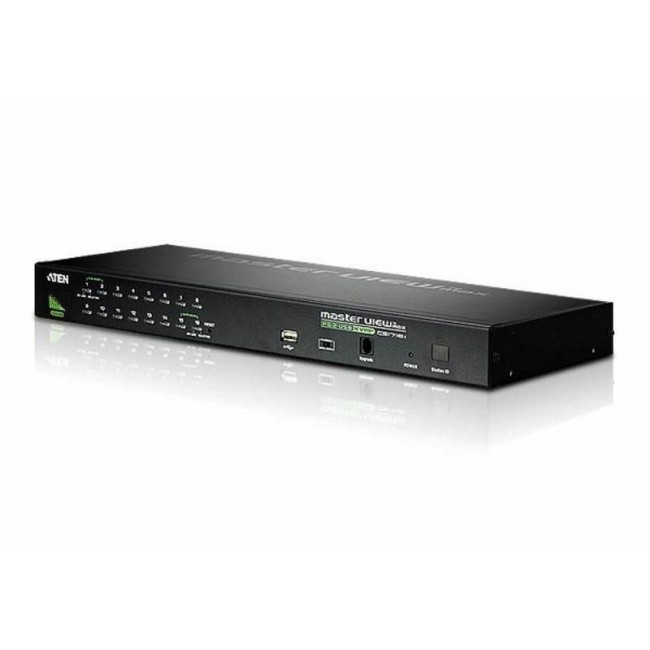 ATEN 16-Port USB - PS/2 VGA KVM Switch with USB Peripheral port ATEN 16-Port USB - PS/2 VGA KVM Switch with USB Peripheral port