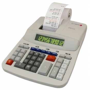 Olympia CPD 512 calculator Desktop Printing White