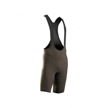 Spodenki rowerowe NORTHWAVE Extreme Rock Bibshort brązowe - L