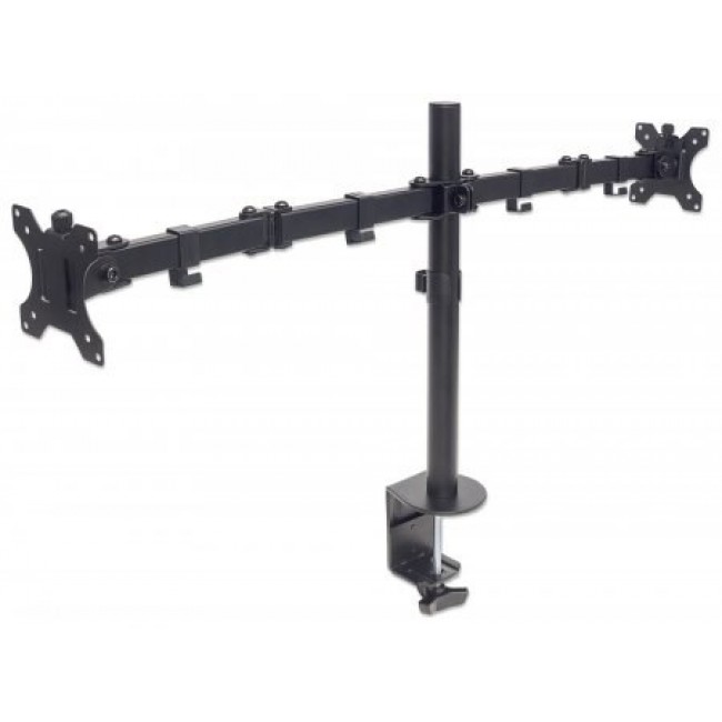 Manhattan Dual Desk Mount for TV & Monitors (Full Motion), For screens 10 Manhattan Dual Desk Mount for TV & Monitors (Full Motion), For screens 10