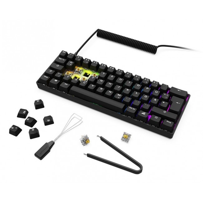 Sharkoon 100065630 keyboard Home USB QWERTZ German Black Sharkoon 100065630 keyboard Home USB QWERTZ German Black