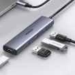 Ugreen USB Type-C HUB - 4 USB 3.2 Gen 1 Silver