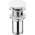 Stopper for washbasin or bidet with sleeve - ceramic
