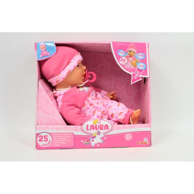 PROMO Baby Laura Doll with Tickles 38cm Simba