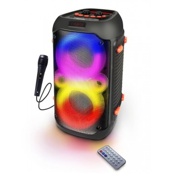 Esperanza EP156 BT FM LED RGB KARAOKE Speaker Black 20W