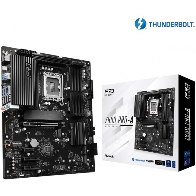 ASRock Z890 Pro-A Intel Z890 LGA 1851 (Socket V1) ATX motherboard ASRock Z890 Pro-A Intel Z890 LGA 1851 (Socket V1) ATX motherboard
