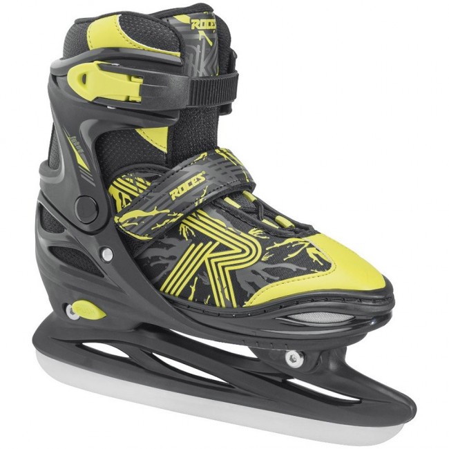 Roces Jokey Ice 3.0 Boy Black-Lime Ice Skates 450707 02 30-33 Roces Jokey Ice 3.0 Boy Black-Lime Ice Skates 450707 02 30-33