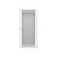 Lanberg wall-mounted installation rack cabinet 19'' 27U 600x600mm gray (glass door)