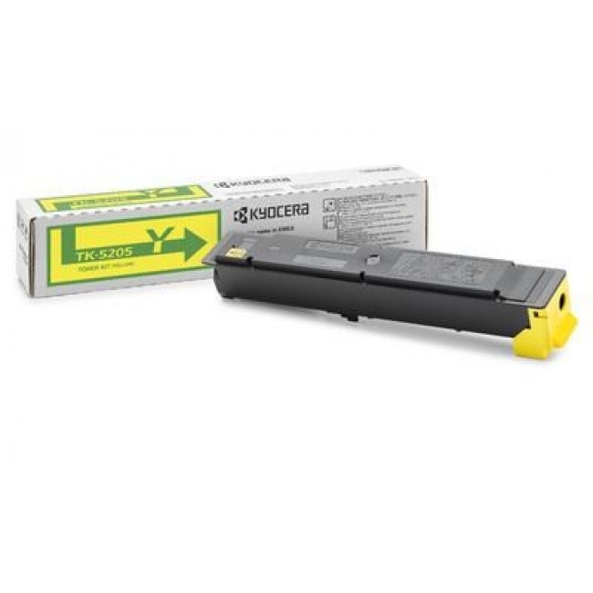KYOCERA TK-5205Y toner cartridge 1 pc(s) Original Yellow KYOCERA TK-5205Y toner cartridge 1 pc(s) Original Yellow