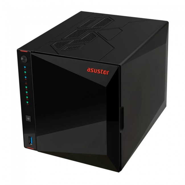 Asustor AS5404T NAS/storage server Intel Celeron N5105 4 GB DDR4 0 TB ADM Black