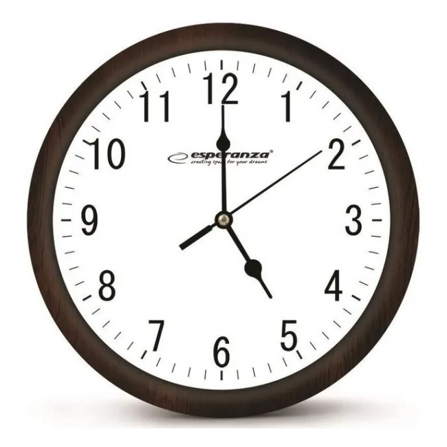 Esperanza Los Angeles Mechanical clock Round Black, White Esperanza Los Angeles Mechanical clock Round Black, White
