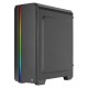 Aerocool GENESISV2BK PC ATX Case Front Panel LED ARGB Fan ARGB 12cm Black