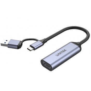 Video grabber Unitek USB-C/A, 4K HDMI 1.4b