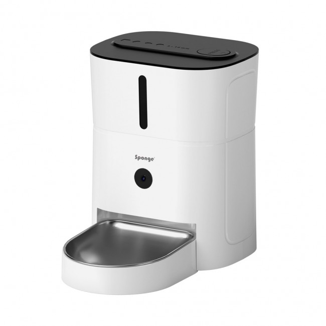 SPONGE Pet Feeder Smart Camera - smart pet food dispenser 3l