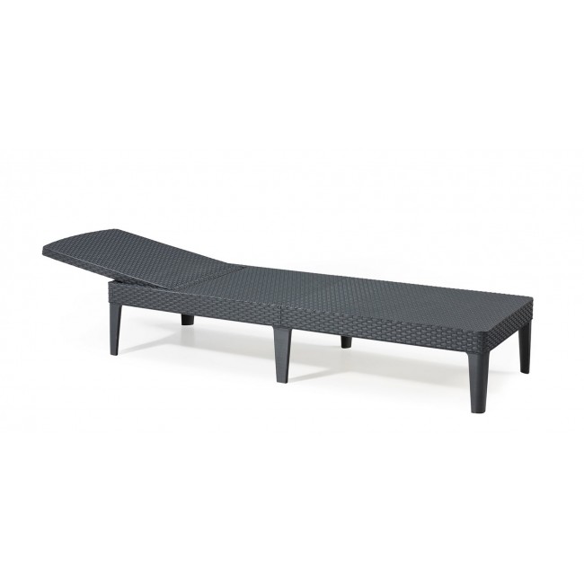 KETER POLY RATTAN LOUNGER JAIPUR GRAPHITE