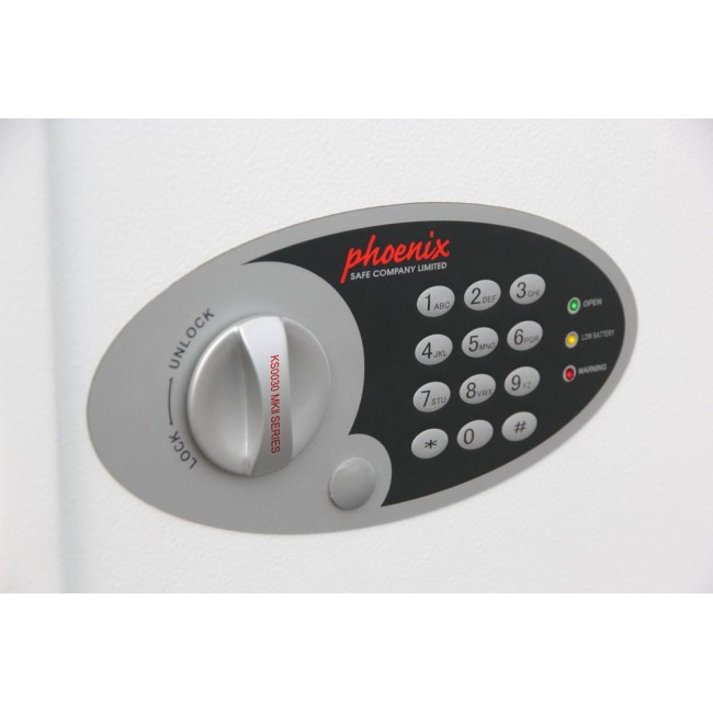 Phoenix Safe Co. Cygnus KS0032E Metal White