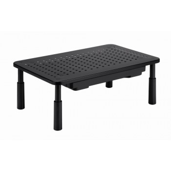 Gembird MS-TABLE-D-01 Adjustable monitor stand with drawer (rectangle)