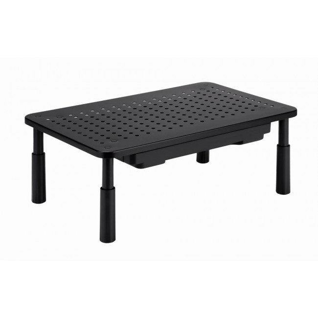 Gembird MS-TABLE-D-01 Adjustable monitor stand with drawer (rectangle)