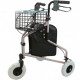 Ergonomic tricycle walker Barcelona RF-611 - Grey Ergonomic tricycle walker Barcelona RF-611 - Grey