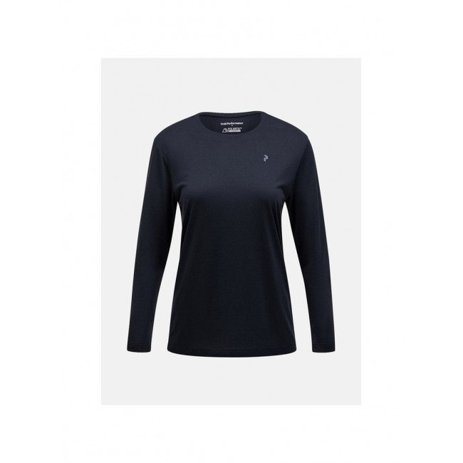 T-shirt Peak Performance W Delta Ls Tee black T-shirt Peak Performance W Delta Ls Tee black