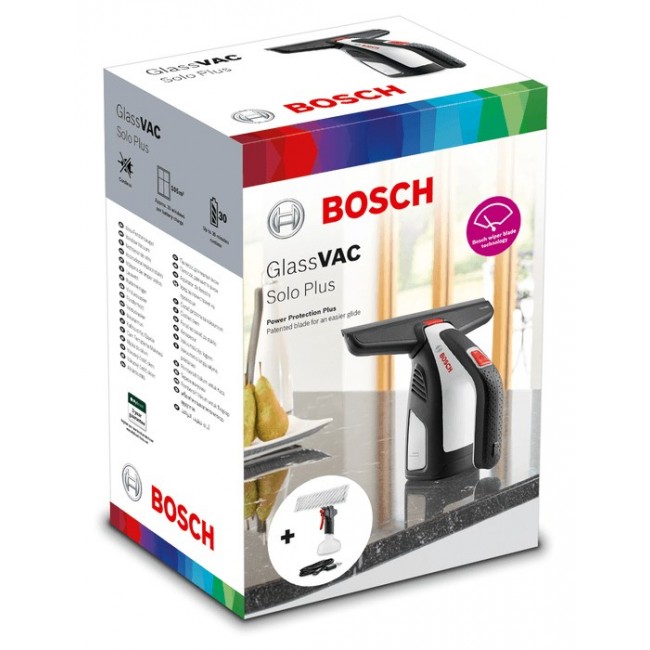 Bosch GlassVAC Solo Plus electric window cleaner 0.1 L Black, White Bosch GlassVAC Solo Plus electric window cleaner 0.1 L Black, White