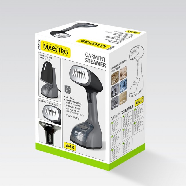 Maestro MR-357 Garment steamer Grey
