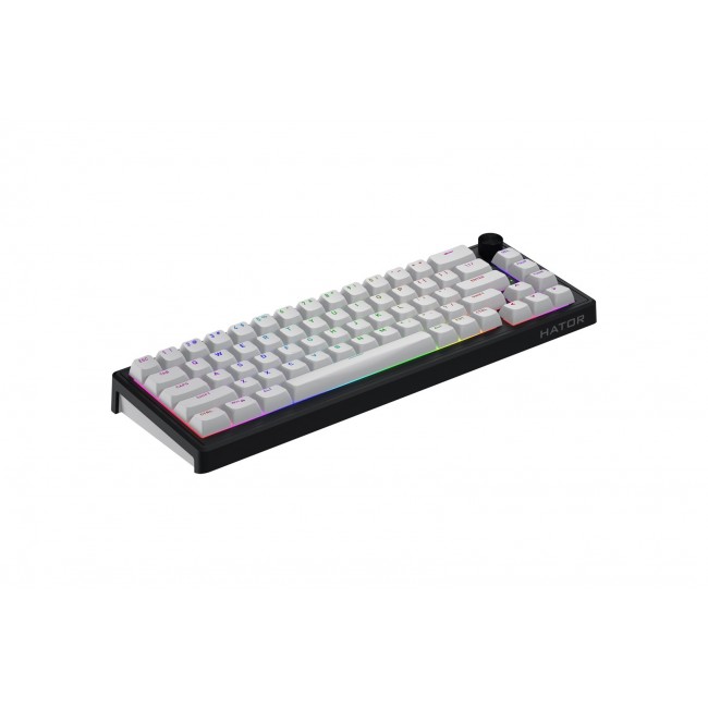 HATOR Skyfall Wireless 65 keyboard Gaming USB + RF Wireless + Bluetooth QWERTY US English Black, White