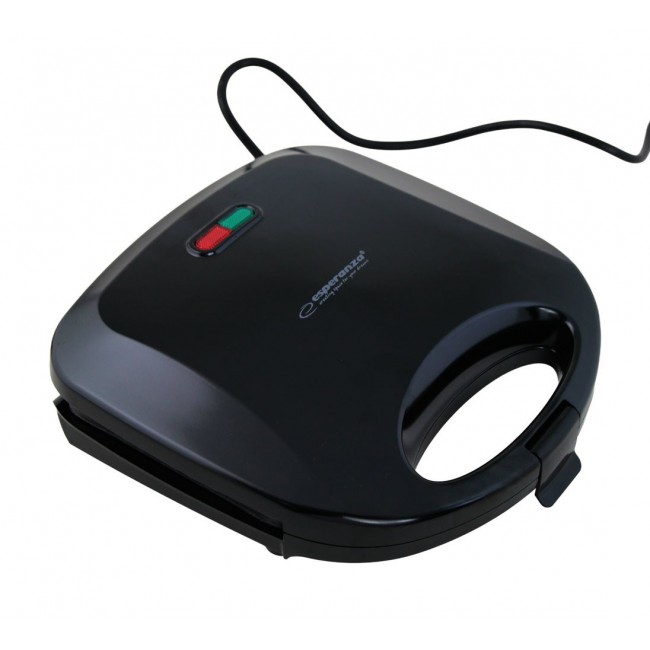 Esperanza EKT008 waffle iron 2 waffle(s) 1000 W Black