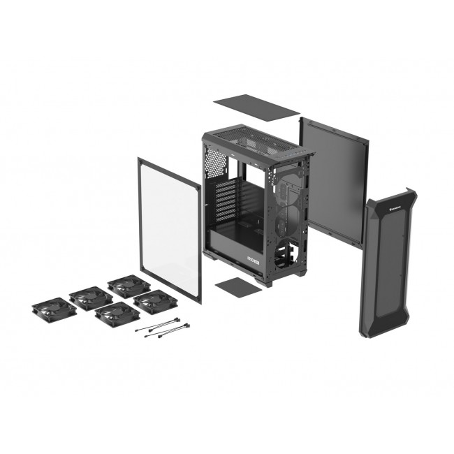 GENESIS Irid 505F Midi Tower Black GENESIS Irid 505F Midi Tower Black