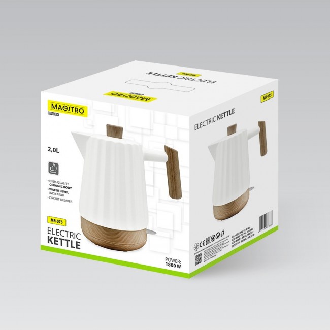 MAESTRO MR-075 ceramic electric kettle MAESTRO MR-075 ceramic electric kettle