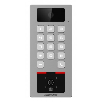 Hikvision DS-K1T502DBWX-CQR access control reader Entrance control terminal Grey