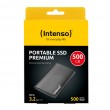 SSD USB3.2 500GB External/BLACK INTENSO