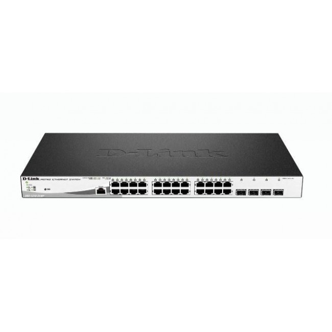D-Link DGS-1210-28MP/E Switch 28-port Gigabit Ethernet PoE managed network connection D-Link DGS-1210-28MP/E Switch 28-port Gigabit Ethernet PoE managed network connection
