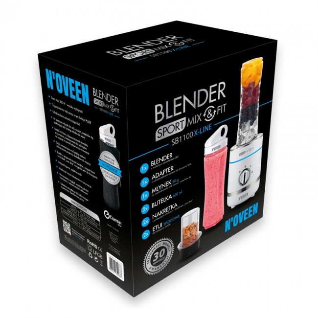 Noveen Sport Mix & Fit SB1100 X-LINE blender 0.6 L Tabletop blender 300 W